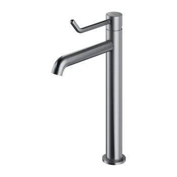 Vannas istabas izlietnes maisītājs OMNIRES Y, [Inclusive Design], augstais, 33 cm, matēts niķelis